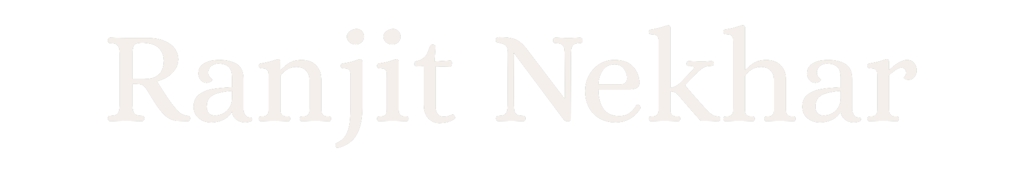 Ranjit Nekhar Website Logo